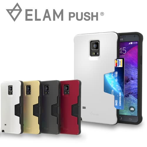 ELAM-PUSH phone card case for galaxy note4